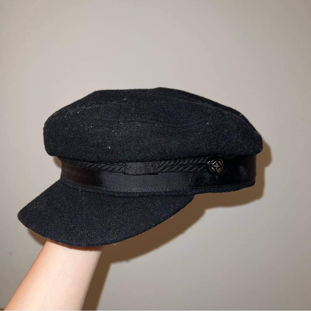 ASOS Black Baker Boy Hat